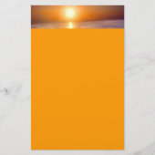 海の日没 便箋 (正面)