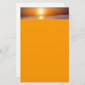 海の日没 便箋 (正面/裏面)