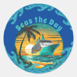 海の日：冒険にクルーズ！ ラウンドシール
