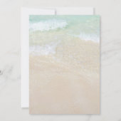 海の星のウェディングシャワーエンゲージパーティー 招待状 (裏面)