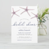 海の星のブライダルシャワー招待状 招待状 (スタンド正面)