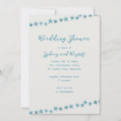 海の星のプレウェディングシャワーパーティー 招待状 (正面)