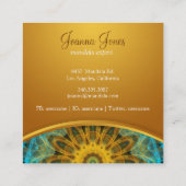 海の星の曼荼羅 スクエア名刺 (裏面)