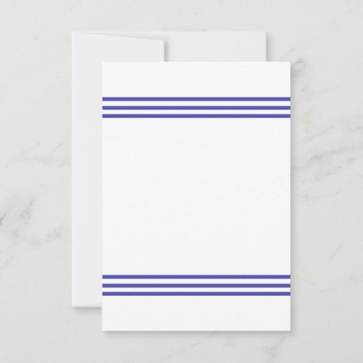 海の星の結婚式招待状 招待状 (裏面)