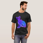 海の星座 - クジラ(ザトウクジラ) Tシャツ (正面フル)