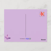 海の星、星の魚とドット – 海辺 ポストカード (裏面)