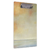 海の景色と穏やかなオレンジの夕日 クリップボード (右)