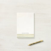 海の景色と穏やかなオレンジの夕日 ポストイット (デスク上)