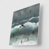 海の景色276 スクエア壁時計 (傾斜)