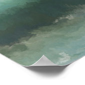 海の景色276 ポスター (角)