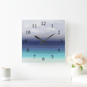 海の景色277 ラウンド壁時計 (ホーム)