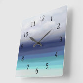 海の景色277 ラウンド壁時計 (傾斜)