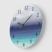 海の景色277 ラージ壁時計 (傾斜)