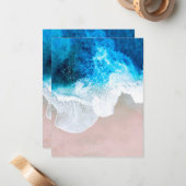 海の景色 ノートカード (正面/裏面インサイチュ)