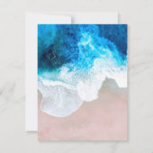 海の景色 ノートカード (裏面)