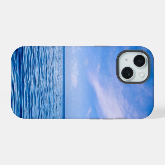 海の景色 iPhone 15ケース (裏面横)
