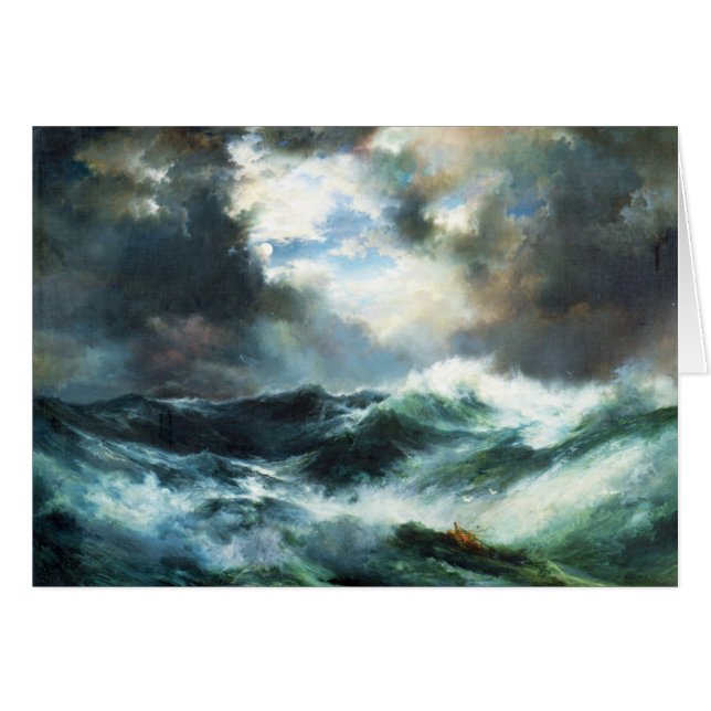 海の月明りの難破 (正面横)