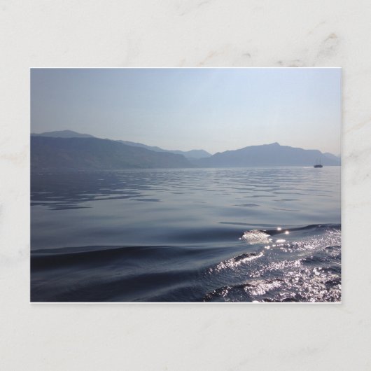 海の朝 ポストカード (正面)