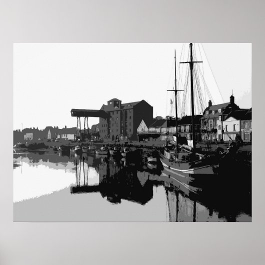 海の次の井戸で早朝 ポスター (正面)