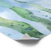 海の歓迎の看板のポスターの下で ポスター (角)