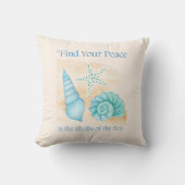 海の殻に平和を見よ。 クッション (正面)