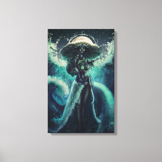 海の母 – Yemoja Canvas Print キャンバスプリント (正面)