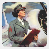 海の民になれ – 海の民を自由に戦え スクエアシール (正面)