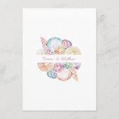 海の水お洒落色の結婚詳細 エンクロージャーカード (裏面)