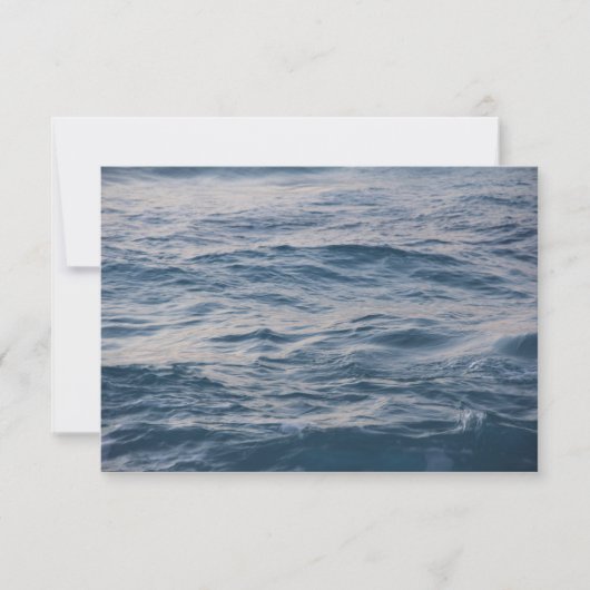 海の水が閉まる サンキューカード (正面)