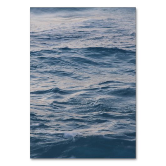 海の水が閉まる テーブルナンバー (正面)