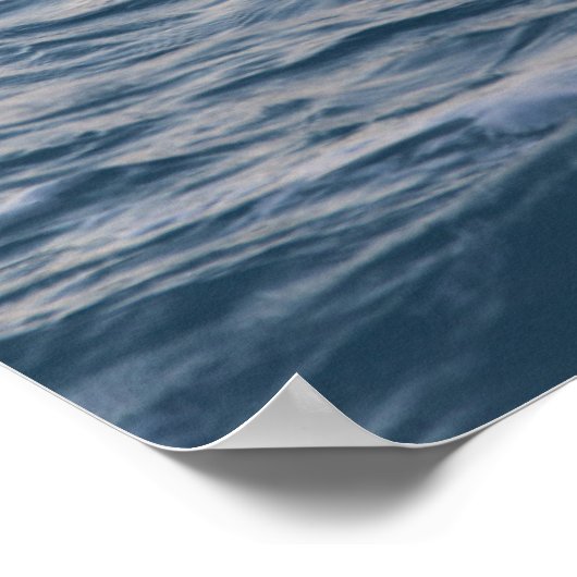 海の水が閉まる ポスター (角)