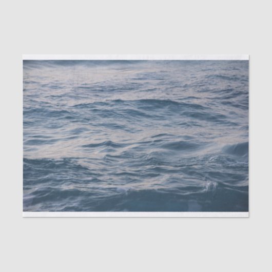 海の水のクローズアップ 薄葉紙 (正面)