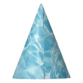 海の水の下の人魚の色の海子供のパーティー パーティーハット (裏面)