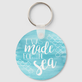 海の水の色のキーチェーン用に作られる キーホルダー