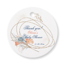 海の水の色のベビーシャワーの下