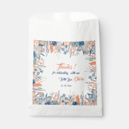 海の水の色のベビーシャワーの下 フェイバーバッグ