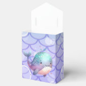 海の水の色のベビーシャワーの下 フェイバーボックス (オープン)