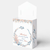 海の水の色のベビーシャワーの下 フェイバーボックス (オープン)