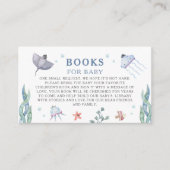 海の水の色の下でベビーのための少年の本だ エンクロージャーカード (正面)