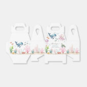 海の水の色の下で動物の海の赤ちゃんシャワー フェイバーボックス (折り畳みなし)