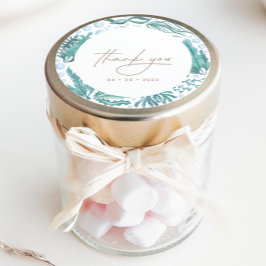 海の水の色の下に航海のありがとう ラウンドシール