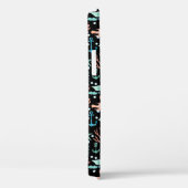 海の水の色の下のパターン暗い Case-Mate iPhoneケース (裏面 / 右)