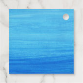 海の水の色の中の二つ結婚の魚 フェイバータグ (裏面)