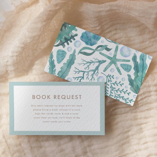 海の水の色の本の要求航海のの下 エンクロージャーカード