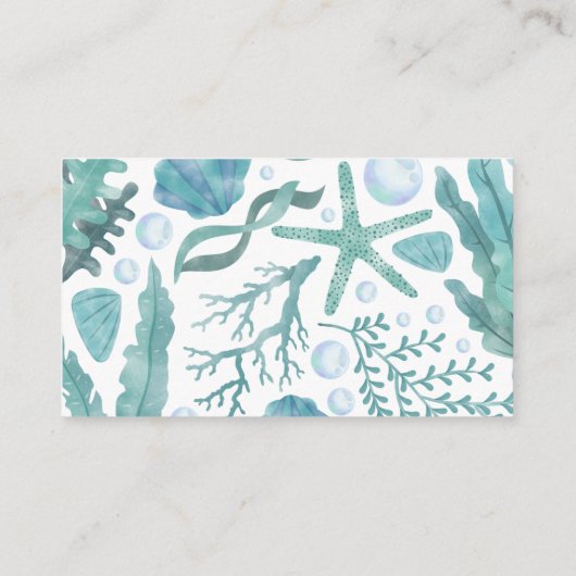 海の水の色の本の要求航海のの下 エンクロージャーカード (裏面)