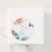 海の水の色の誕生日パーティーの下で魔法 フェイバータグ (インサイチュ)