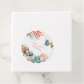 海の水の色の誕生日パーティーの下で魔法 フェイバータグ (インサイチュ)