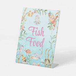 海の水の色の誕生日 台座サイン