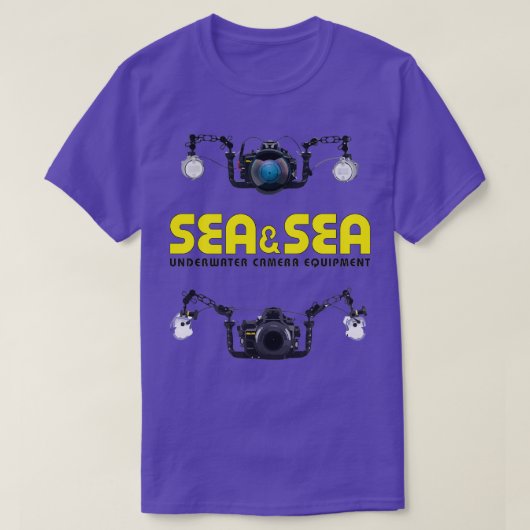 海の水中写真家 Tシャツ (デザイン正面)