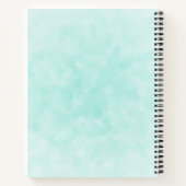 海の水彩下の人魚とクラゲ ノートブック (裏面)